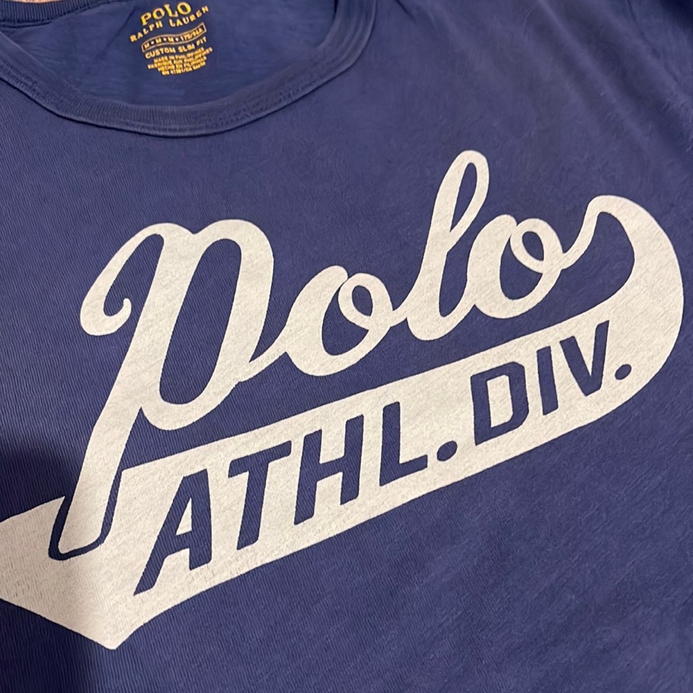 *POLO* Ralph Lauren Polo Athletic Division Script T-Shirt